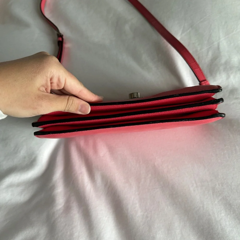 Prada Fuoco Saffiano Lux Leather Crossbody Bag BN0924 - Picture 5 of 10